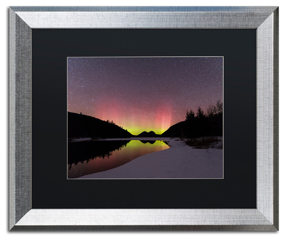 Michael Blanchette ''Electric Dance'' Art, Silver Frame, Black Mat, 20x16