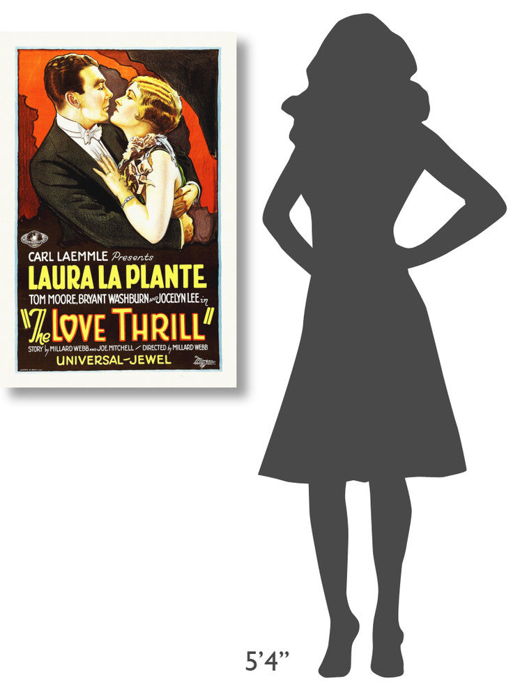 "The Love Thrill" Stretched Canvas Giclee by Hollywood Photo Archive, 24x36"