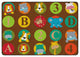 Flagship Carpets FE266-32A 6'x8'4 Abc And 123 Animals Dark Carpets, Seats 20