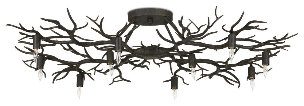 Rainforest Bronze Semi-Flush