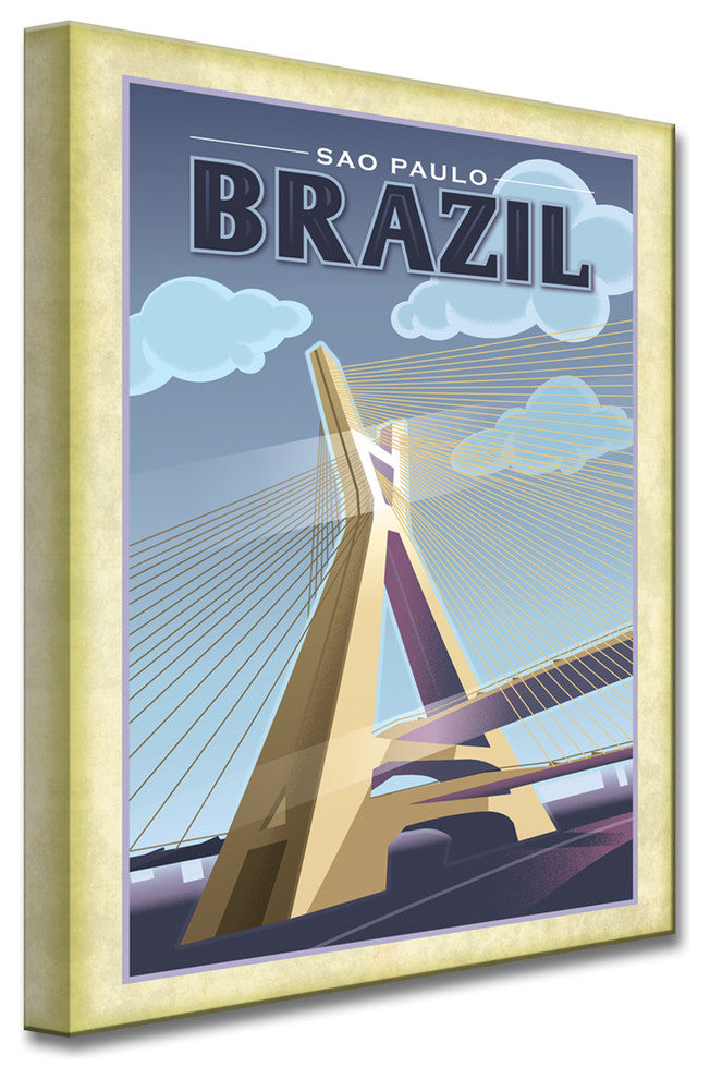 Canvas Art 'Sao Paulo, Brazil' by Dorothea Taylor, 16x12