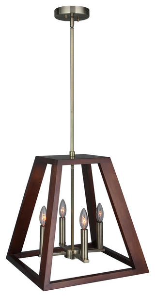 Woodbridge Lighting Walden Wood Pendant, CBR