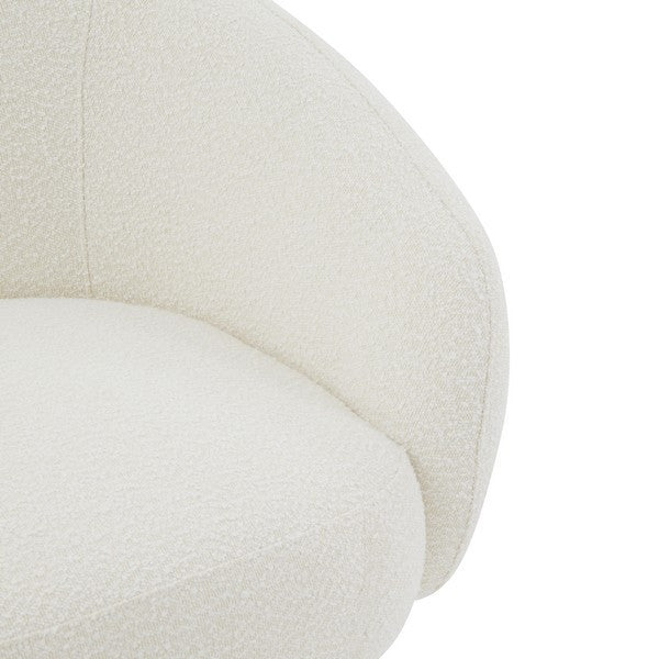 Safavieh Couture Petryna Boucle Accent Chair Ivory