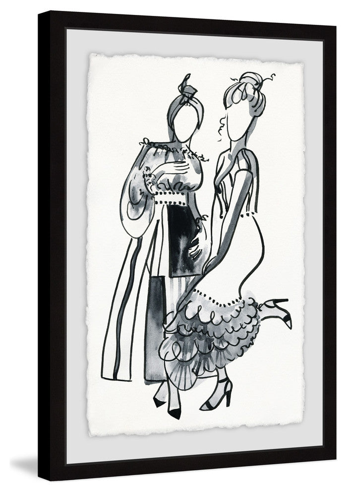 "Victorian Chic" Framed Painting Print, 24"x36"