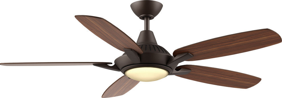 Solero Nickel 52" Ceiling Fan, Nickel