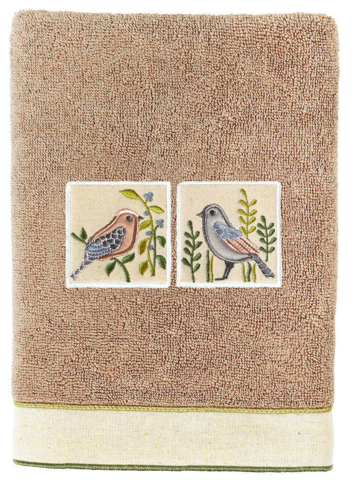 Linum Home Textiles 100% Turkish Cotton BELINDA 3PC Embellished Towel Set