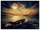 Middle of Ocean after Storm, Floral Canvas Art Print, 40"x30"