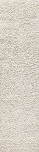 Mercer Shag Plush Area Rug, Cream, 2 X 8