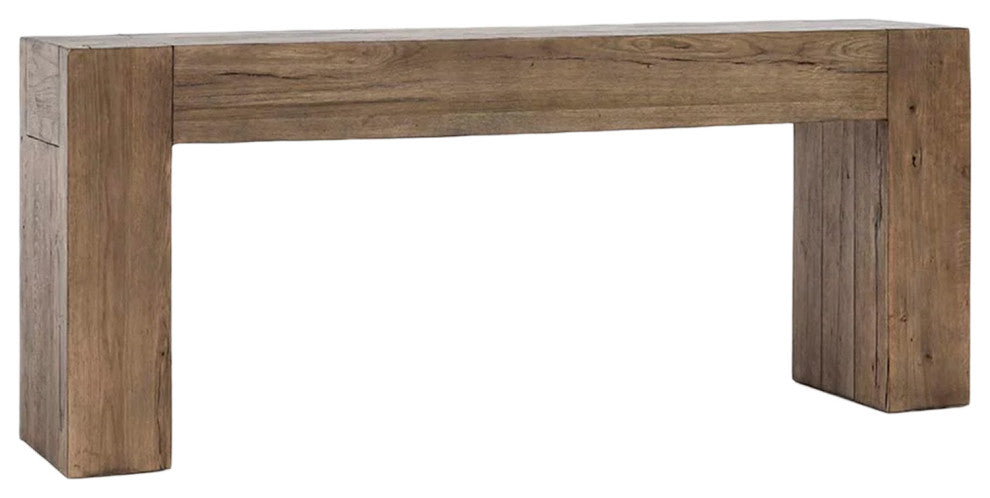 Natural Oak Beam Console Table
