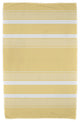 30x60" Dashing Stripe, Stripe Print Beach Towel, Yellow