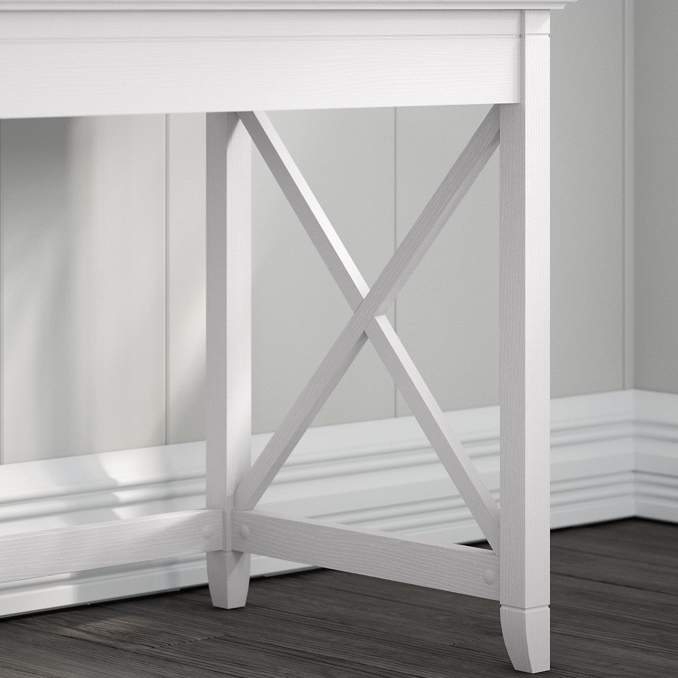 Key West 48W Writing Desk With 2 Drawer Mobile File Cabinet