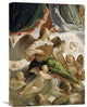 "Trinity With Saints Ursula and Margaret-Detail" Artwork, 15"x22"