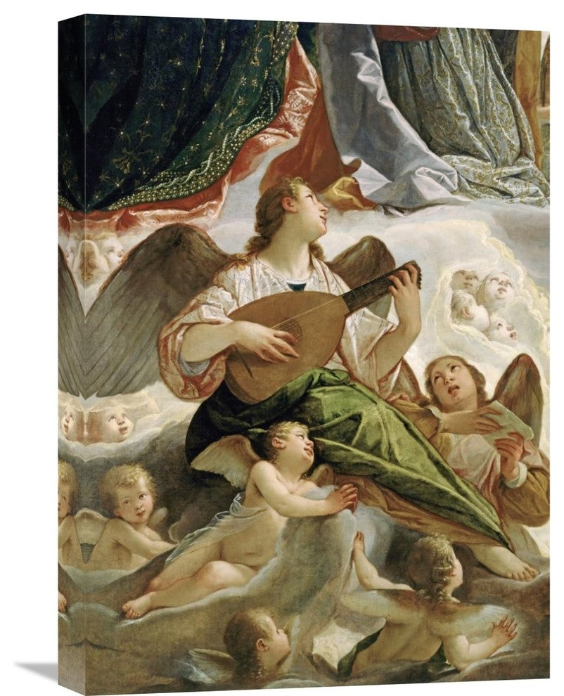 "Trinity With Saints Ursula and Margaret-Detail" Artwork, 15"x22"