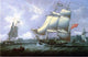 Robert Salmon British Schooners, 18"x27" Wall Decal Print