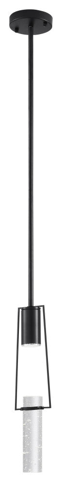 Harmony Single Dimmable Matte Black Pendant
