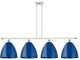Innovations 516-4I-WPC-MBD-12-BL 4 Light Island Light, White, Polished Chrome