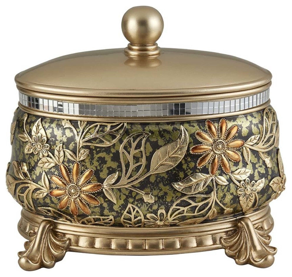 9\"H Chrysanthemum Decorative Box