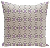 Geometric Decorative Pillow, Paloma Classic Lilac, 16"x16"