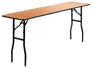 18''x72'' Wood Folding Training / Seminar Table