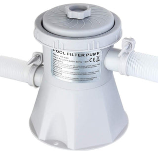 Rectangular Frame Above Ground Swimming Pool with Filter Pump - 8.5' x 5.25'