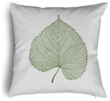 Leaf Study Accent Pillow With Removable Insert, Scallion, 24"x24"