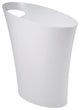 Umbra 082610-661 Skinny Waste Can 2 Gal. Metallic White