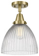 Innovations Lighting 447-1C-AB-G222-LED Falls 1 Light 9.5" Flush Mount