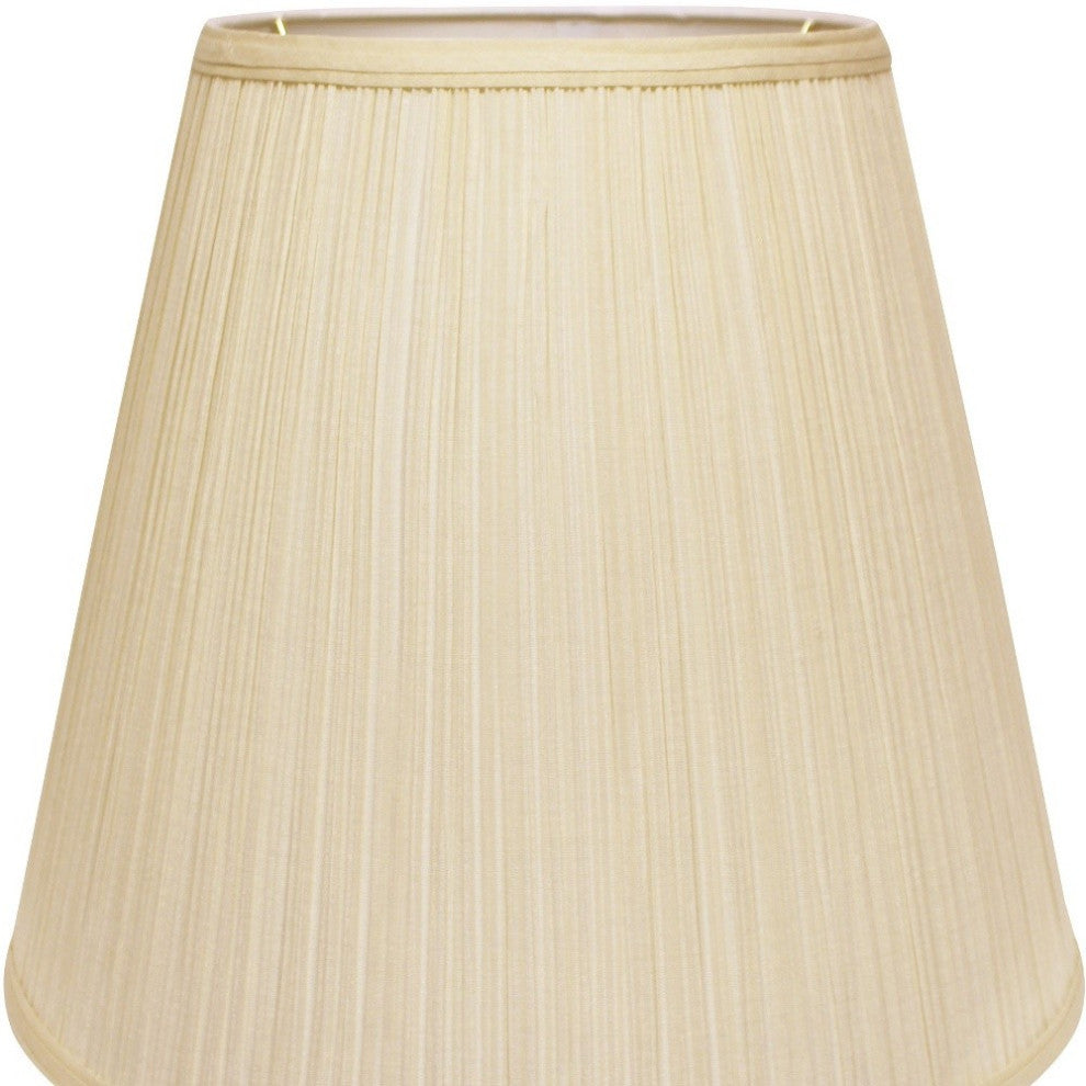 16" Ivory Deep Empire Broadcloth Lampshade