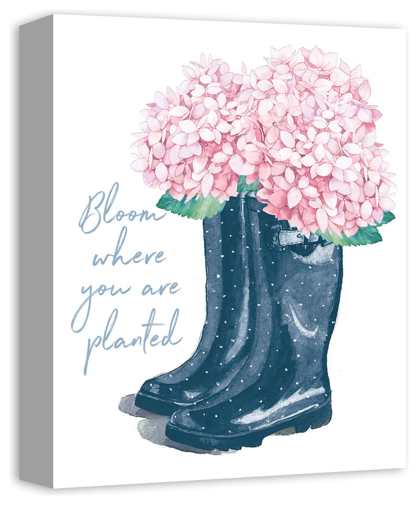 Bloom Where You are Planted 11x14 Canvas Wall Art