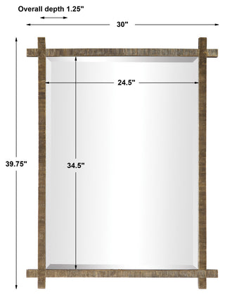 Uttermost Abanu Gold Vanity Mirror