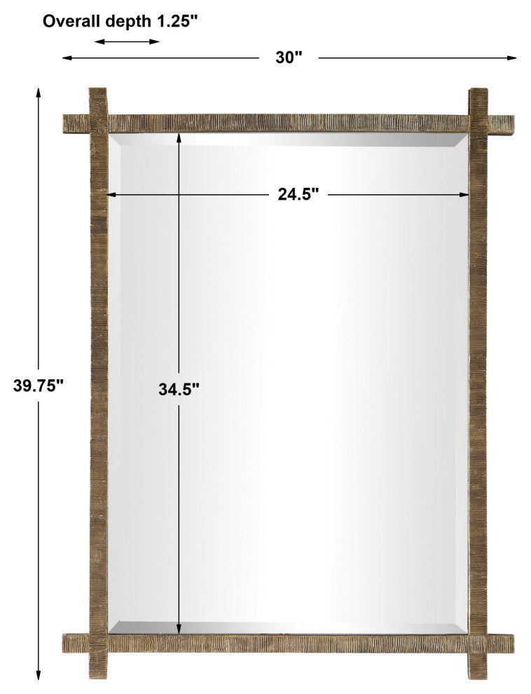 Uttermost Abanu Gold Vanity Mirror