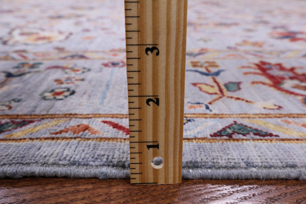 5' 7" X 7' 11" Persian Tabriz Hand Knotted Wool Rug Q7674
