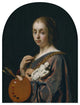 "Pictura (An Allegory of Painting)" Print by Frans van Mieris the Elder, 32"x42"