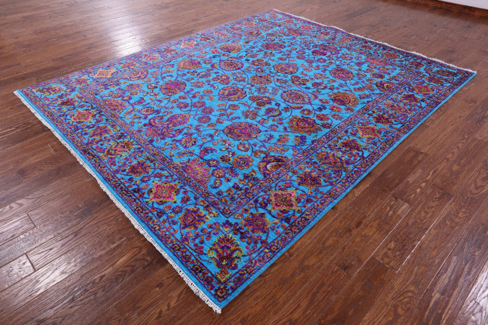 Wool & Silk Persian Handmade Rug 8' 1" X 10' 1" - Q13486