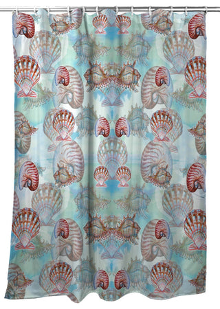 Betsy Drake Multi Shells Shower Curtain