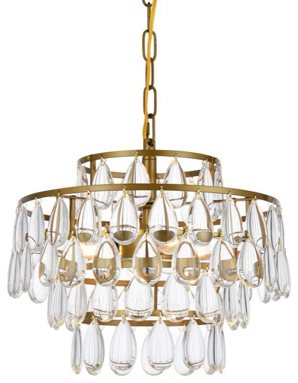 Murphy 14" Pendant, Brass