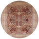 Ahgly Company Indoor Round Mid-Century Modern Area Rugs, 7' Round