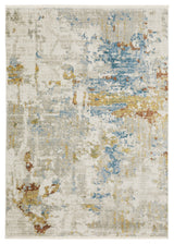 Oriental Weavers Bauer 1340W Abstract Rug, Beige, 6'7"x9'6"