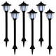 Vidaxl Outdoor Solar Lamps 6-Pieces Led Black
