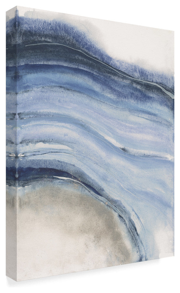 Chris Paschke ''Watercolor Geode Iv'' Canvas Art, 47"x35"