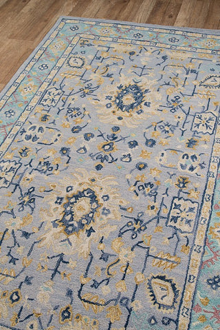 Momeni Tangier Tan30 Rug, Blue, 2'3"x8'0" Runner