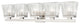 Zlite 1936-5V-BN 5-Light Vanity, Clear