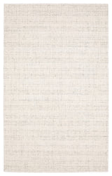 Cayden Textural Stripe Wool Blend Ivory/ Grey Hand-tufted Rug 8' x 10'