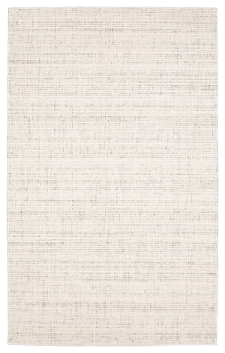 Cayden Textural Stripe Wool Blend Ivory/ Grey Hand-tufted Rug 8' x 10'