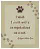 "Edgar Allen Poe: Mysterious" Digital Paper Print by BG.Studio, 24"x30"