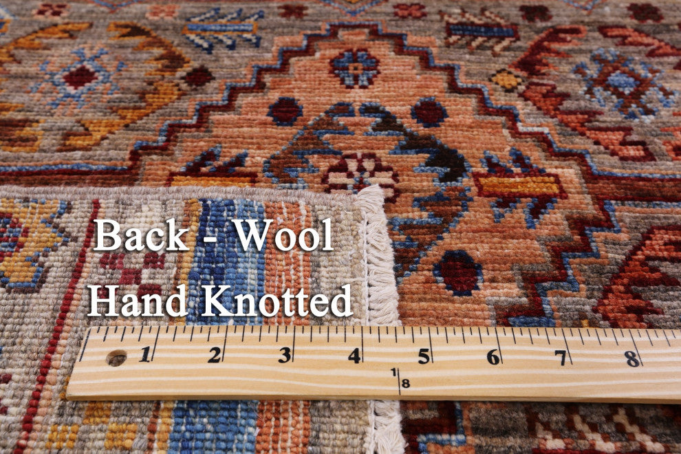 4' 10" X 7' 0" Super Kazak Khorjin Handmade Rug Q7452