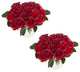 Rose Artificial Flowers 36Pc, Red