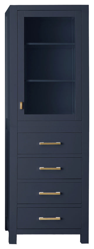Avanity Modero 24" Linen Tower, Navy Blue