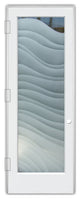 Interior Prehung Door or Interior Slab Door - Dreamy Waves - Primed - 24" x...
