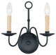 Heritage Wall Sconce, Black